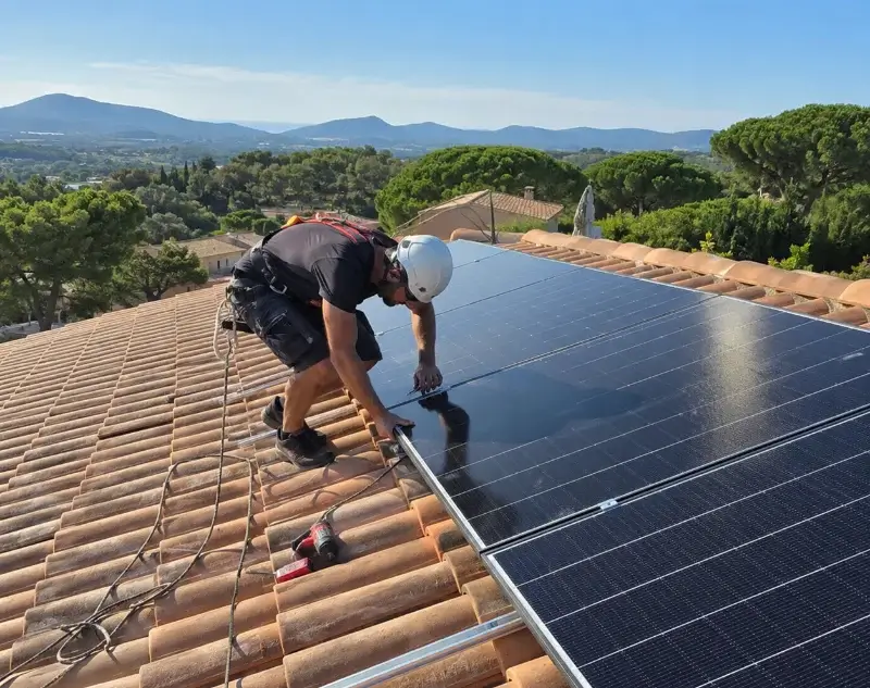 Installateur panneaux solaires Crozet — pose photovoltaïque sur toiture