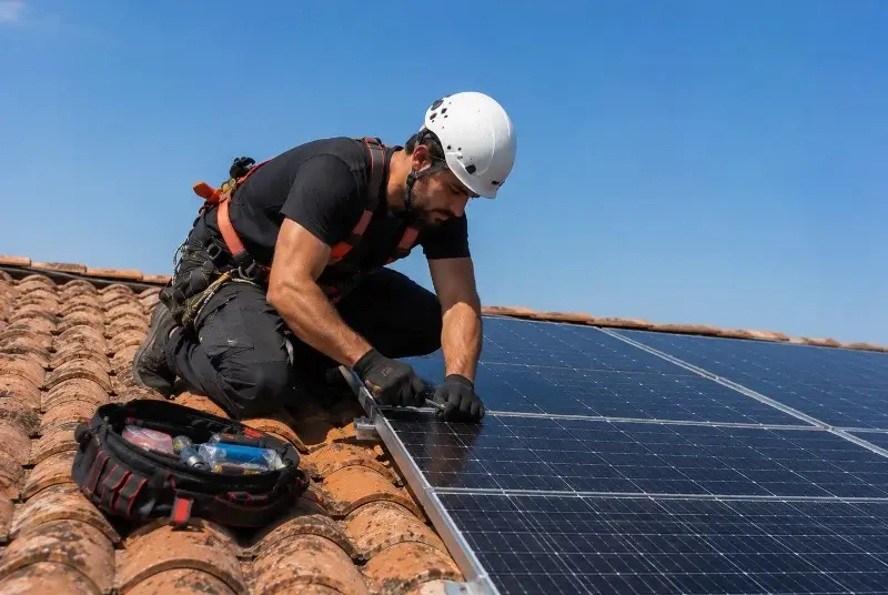 Maintenance et monitoring de panneaux solaires à Crozet