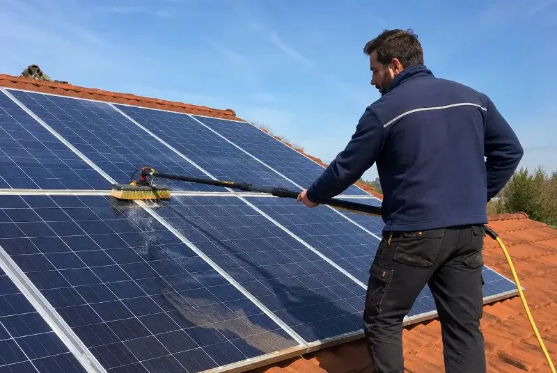 Nettoyage et entretien de panneaux solaires à Crozet